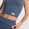 Top blu navy